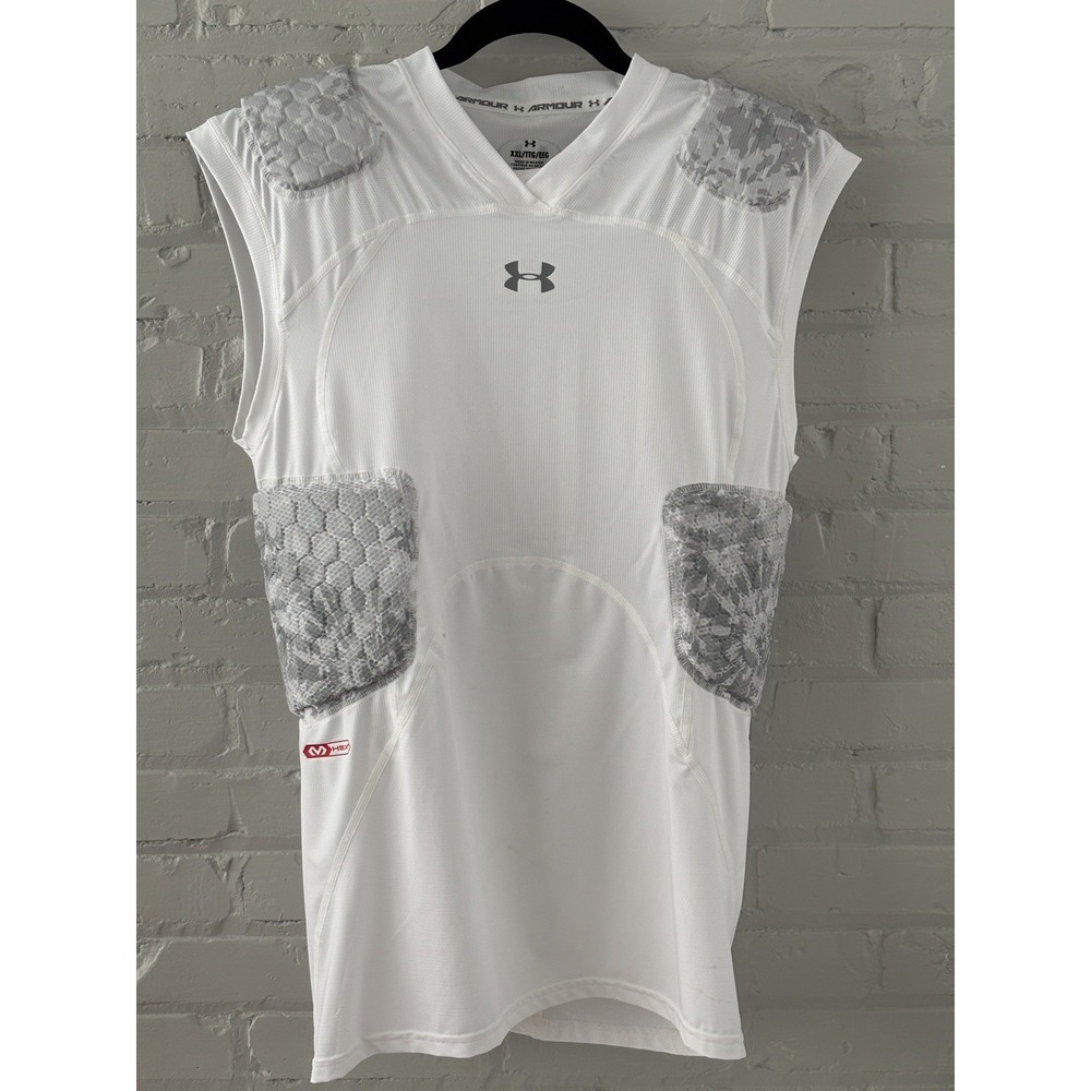 Under Armour Gameday Armour Pro 5-Pad Top M-Hex Size XXL Men's White
